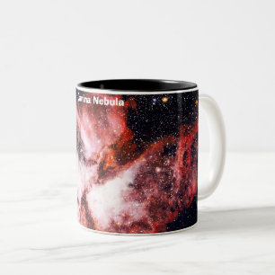 Caneca De Café Em Dois Tons Nebulosa Carina