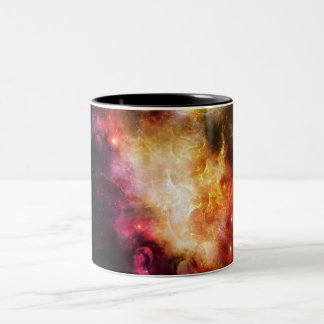 Caneca De Café Em Dois Tons Nebulosa de explosão