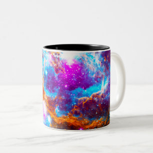 Caneca De Café Em Dois Tons Nebulosa de lagosta