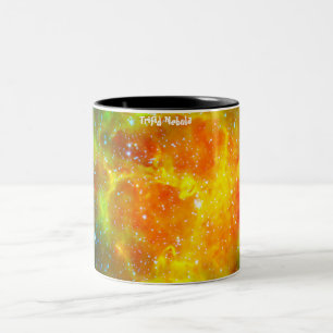 Caneca De Café Em Dois Tons Nebulosa Trifid