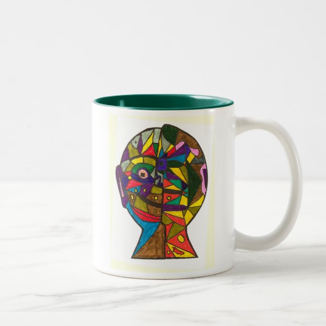 Caneca De Café Em Dois Tons nelson-bowenm (Direita)