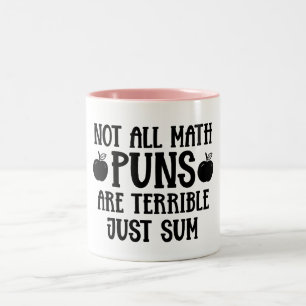 Caneca De Café Em Dois Tons Nem Todas as Piadas Matemáticas São Divertidas Mat