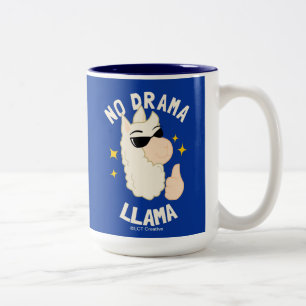 Caneca De Café Em Dois Tons Nenhum lama do drama