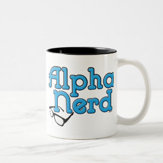 Caneca De Café Em Dois Tons Nerd alfa