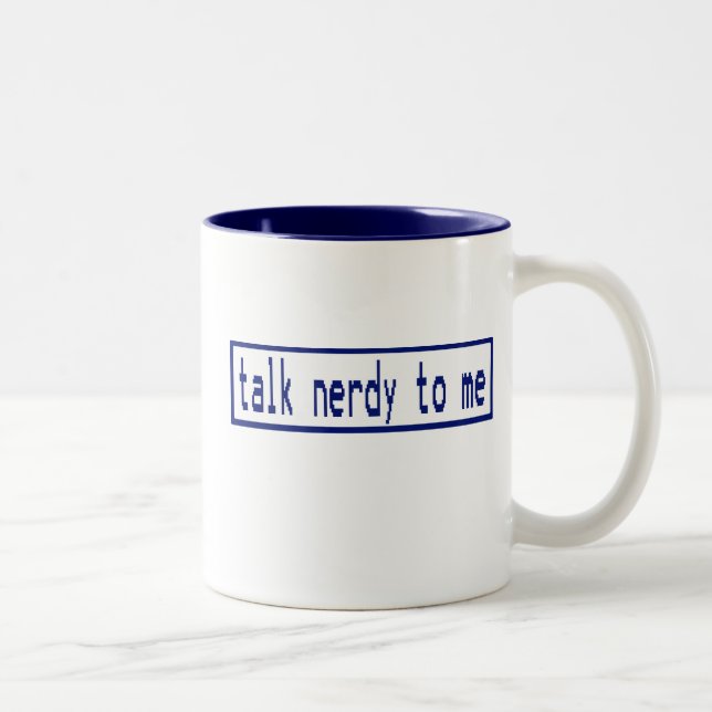 Caneca De Café Em Dois Tons Nerdy (Direita)