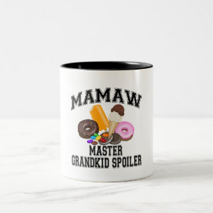 Caneca De Café Em Dois Tons Neta Reveladora Mamãe