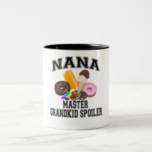 Caneca De Café Em Dois Tons Neta Reveladora Vovó