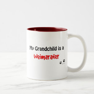 Caneca De Café Em Dois Tons Neto de Weimaraner