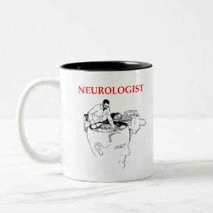 Caneca De Café Em Dois Tons Neurologista