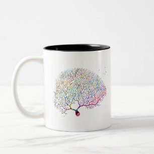 Caneca De Café Em Dois Tons Neurônio de Purkinje
