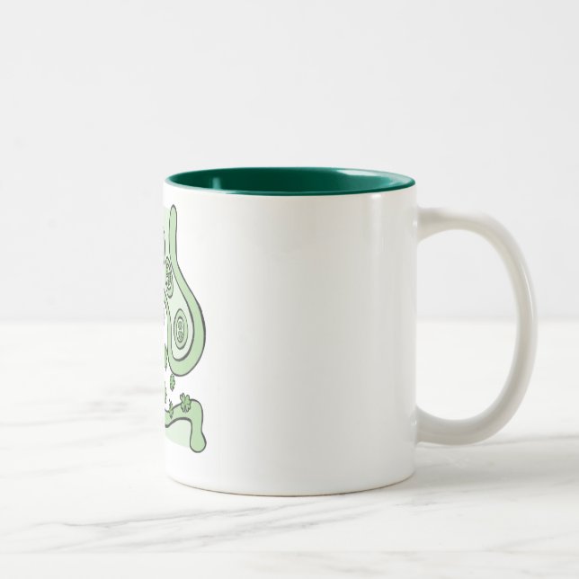Caneca De Café Em Dois Tons Neurotransmissores fechados (Direita)