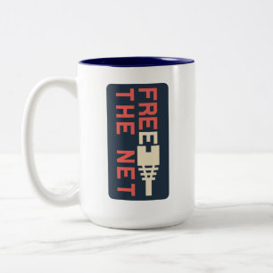 Caneca De Café Em Dois Tons Neutralidade da rede libera a rede