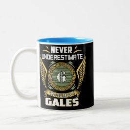 Caneca De Café Em Dois Tons Never Underestimate The Power Of A Gales