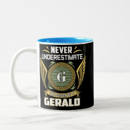 Caneca De Café Em Dois Tons Never Underestimate The Power Of A Gerald