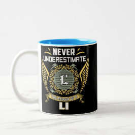 Caneca De Café Em Dois Tons Never Underestimate The Power Of A Li
