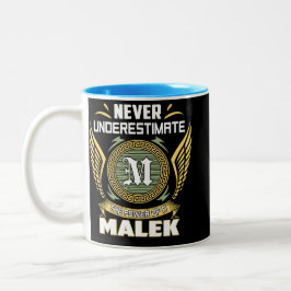 Caneca De Café Em Dois Tons Never Underestimate The Power Of A Malek