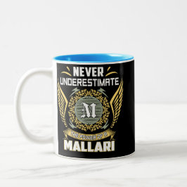 Caneca De Café Em Dois Tons Never Underestimate The Power Of A Mallari