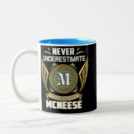 Caneca De Café Em Dois Tons Never Underestimate The Power Of A Mcneese