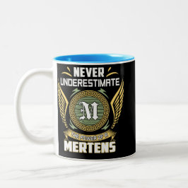 Caneca De Café Em Dois Tons Never Underestimate The Power Of A Mertens