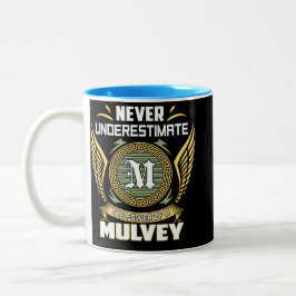 Caneca De Café Em Dois Tons Never Underestimate The Power Of A Mulvey
