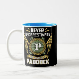 Caneca De Café Em Dois Tons Never Underestimate The Power Of A Paddock