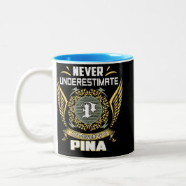 Caneca De Café Em Dois Tons Never Underestimate The Power Of A Pina