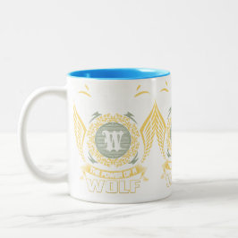 Caneca De Café Em Dois Tons Never Underestimate The Power Of A Wolf