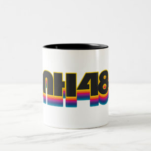 Caneca De Café Em Dois Tons New Hampshire 48 Rainbow