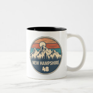 Caneca De Café Em Dois Tons New Hampshire 48 Sunset