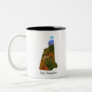 Caneca De Café Em Dois Tons New Hampshire — Granite State