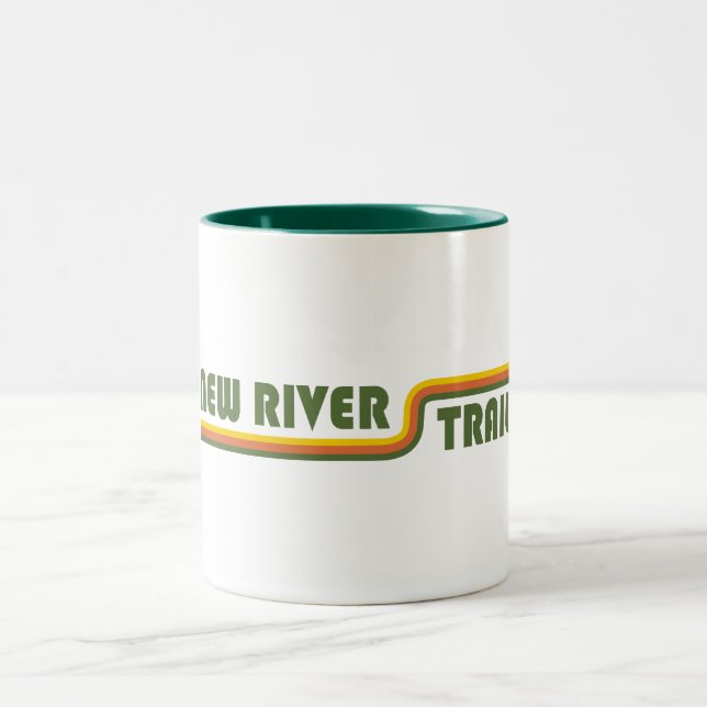 Caneca De Café Em Dois Tons New River Trail Virginia (Centro)