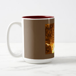 Caneca De Café Em Dois Tons Newborn Fond