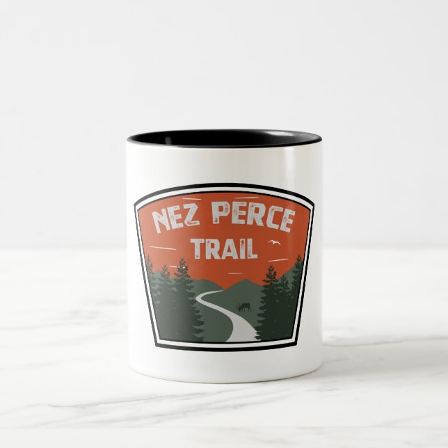 Caneca De Café Em Dois Tons Nez Perce Trail (Centro)