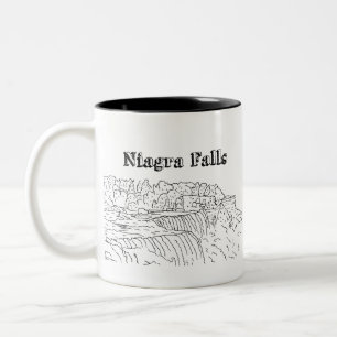 Caneca De Café Em Dois Tons Niagara Falls