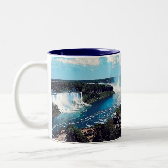 Caneca De Café Em Dois Tons NIAGARA FALLS - vista (Esquerda)