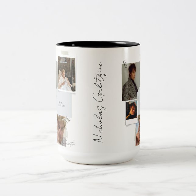 Caneca De Café Em Dois Tons Nicholas Galitzine (Centro)
