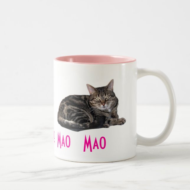 Caneca De Café Em Dois Tons Nicolette Le Mao Mao (Direita)