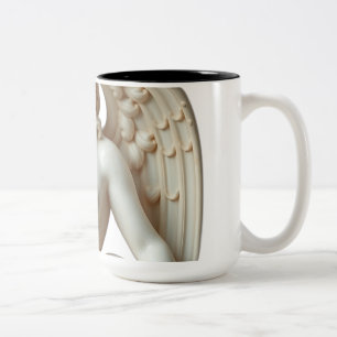 Caneca De Café Em Dois Tons Ninfoma Clássico em Pastel
