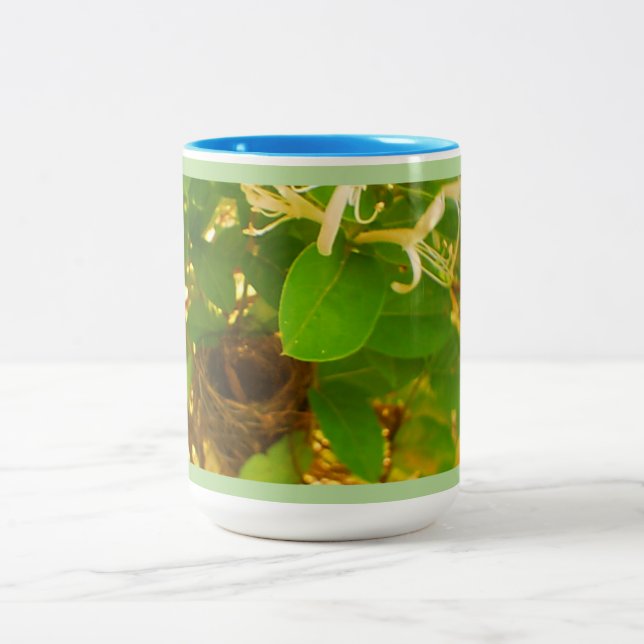Caneca De Café Em Dois Tons Ninho de passarinho (Centro)