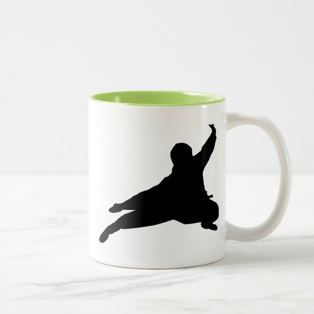 Caneca De Café Em Dois Tons Ninja legal (Direita)
