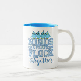 Caneca De Café Em Dois Tons Nirds de uma pena