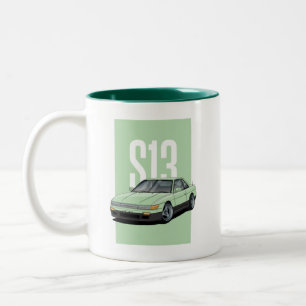 Caneca De Café Em Dois Tons Nissan Silvia S13