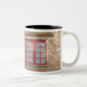 Caneca De Café Em Dois Tons NM, Novo México, Santa Fé, Canyon Road, lendário