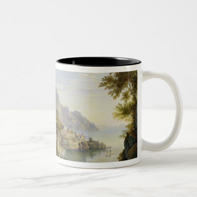Caneca De Café Em Dois Tons No golfo de Salerno, 1826 (Direita)