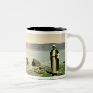 Caneca De Café Em Dois Tons No mar de Galilee, 1888