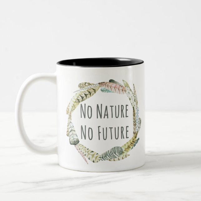 Caneca De Café Em Dois Tons No Nature, no futur (Esquerda)