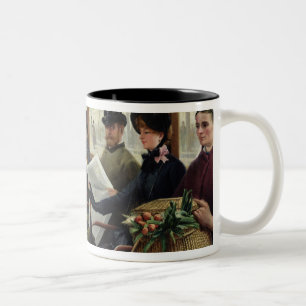 Caneca De Café Em Dois Tons No Omnibus, 1880