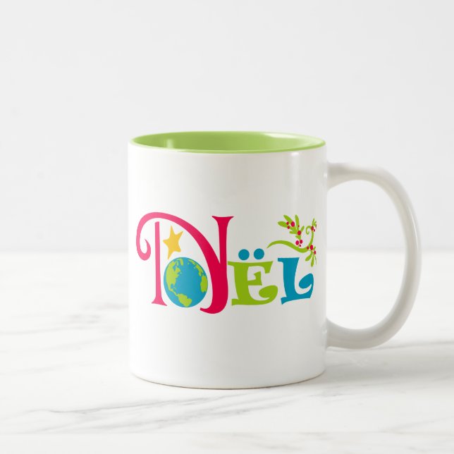 Caneca De Café Em Dois Tons Noël (Direita)