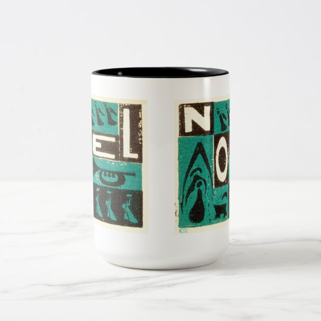 Caneca De Café Em Dois Tons Noel Green (Centro)