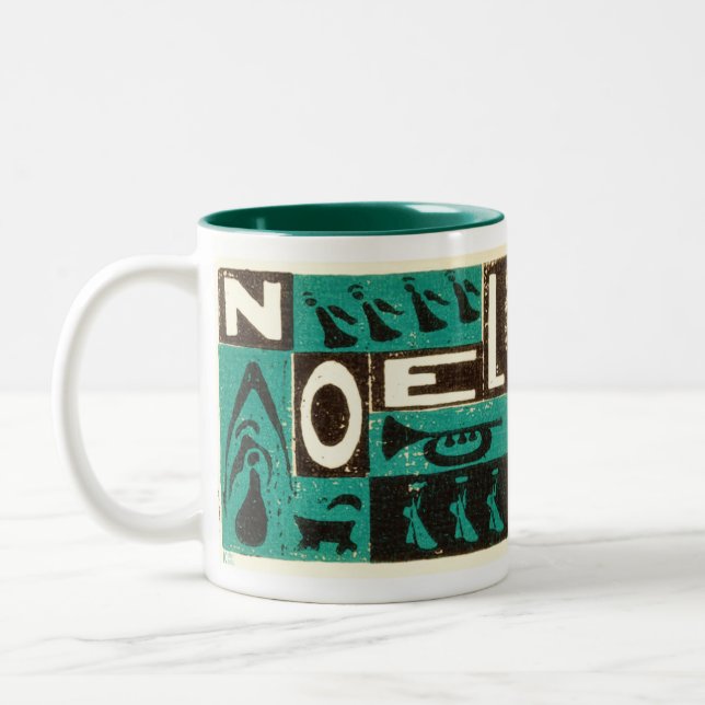 Caneca De Café Em Dois Tons Noel Green (Esquerda)